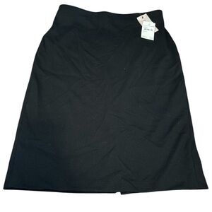 Elegant Philosophy Black Women's Pencil Midi Skirt size 8 new with tags